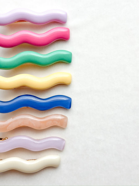 〰️squiggle clips〰️ | stars + sunshine collection