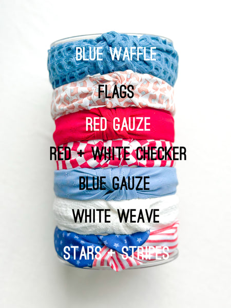 topknot headbands | adult + toddler | glory days collection 🇺🇸