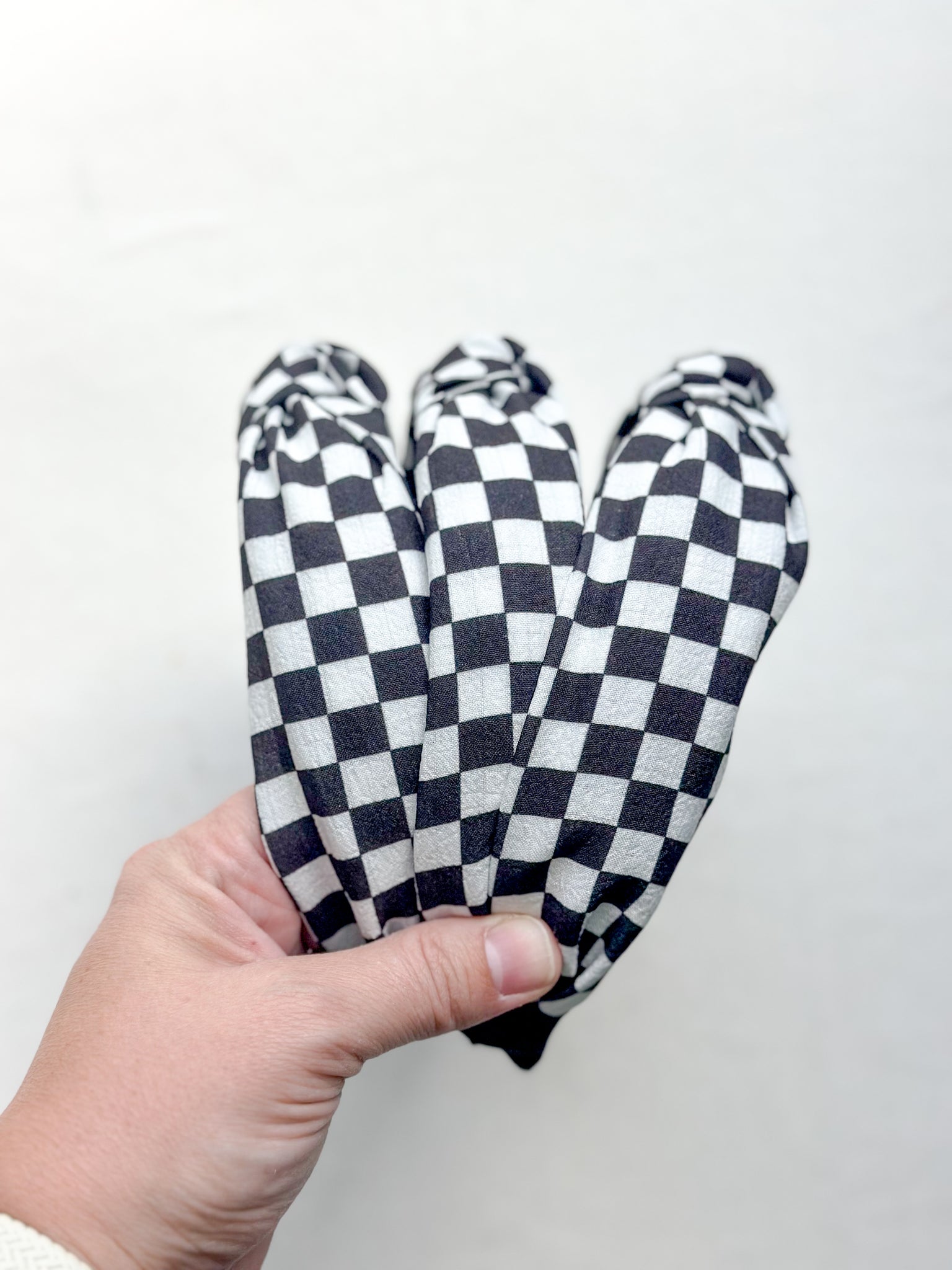black + white checker | adult + toddler | fan zone collection