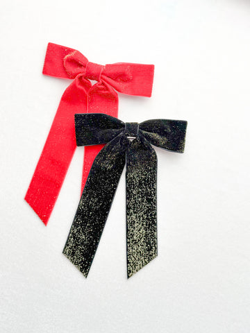 shimmer velvet ribbon fleur | sleigh all day collection