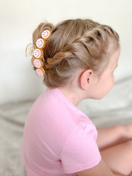 smiley claw clip | happy daze collection