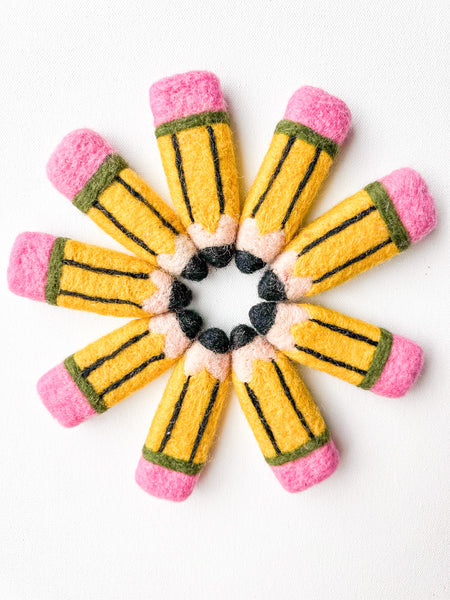 pencil felt clip | customizable option