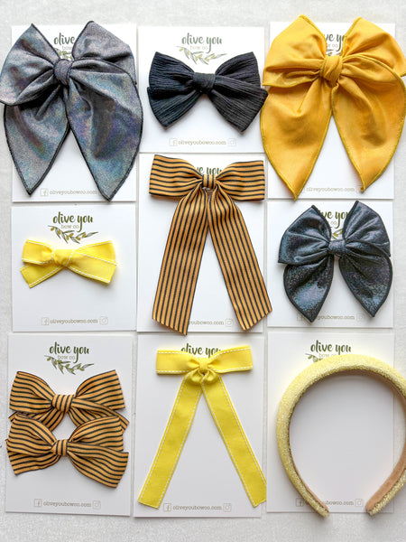 rosie bow | BLACK + GOLD