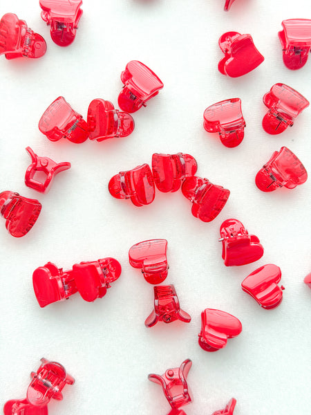 mini heart clips | that’s amore collection