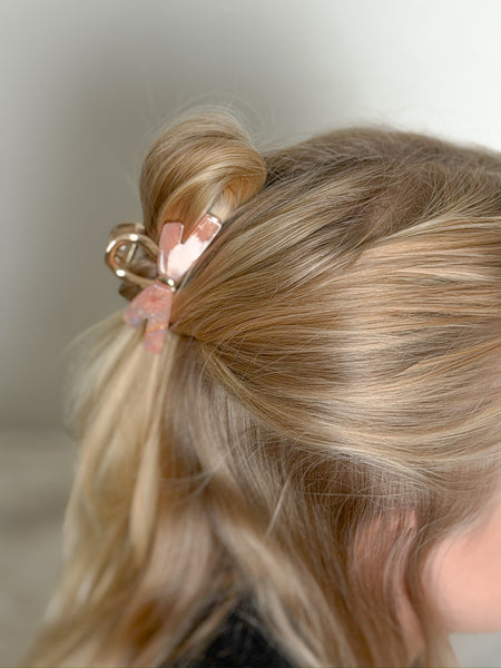 petite bow claw clip | autumn edit 🍂