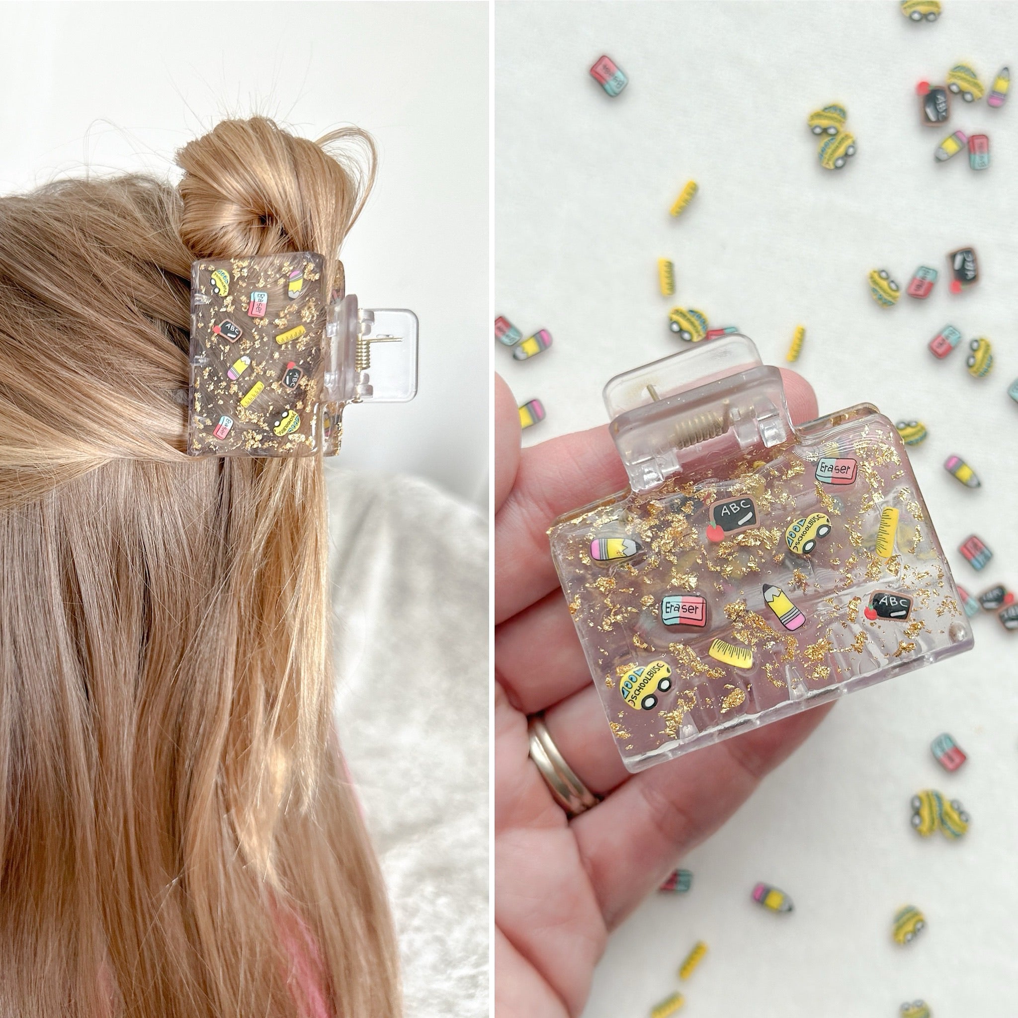 school dayz medium claw clip | too cool for skool collection