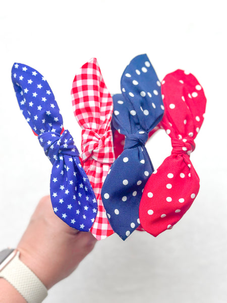 Little topknot headbands | glory days collection 🇺🇸