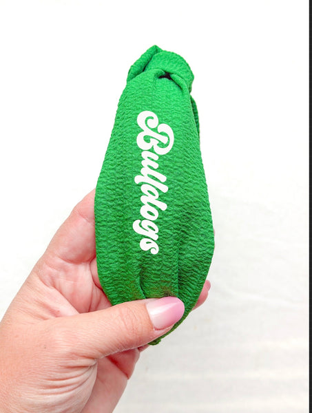 school spirit topknot headband | CUSTOMIZABLE | go team go collection