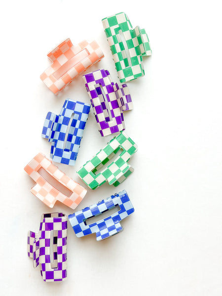 checker claw clip | go team go collection