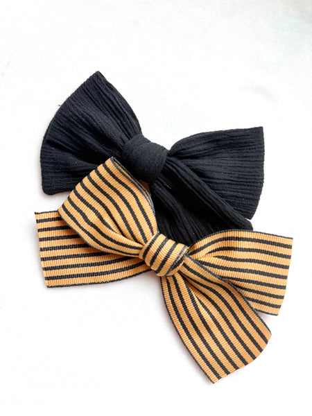 rosie bow | BLACK + GOLD