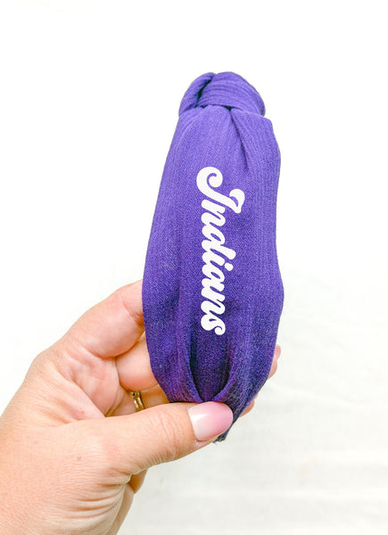 school spirit topknot headband | CUSTOMIZABLE | go team go collection