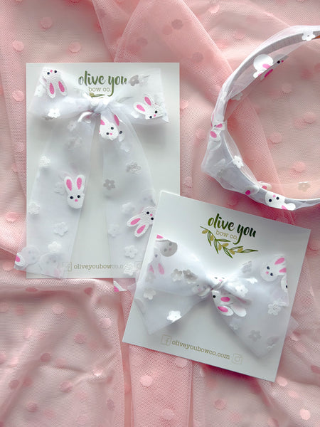 bunny tulle 🐰 | fleur + rosie + headband | bright + bloom 🌼 collection