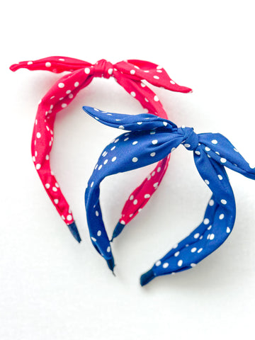 Little topknot headbands | glory days collection 🇺🇸