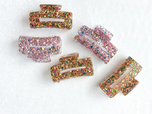 confetti claw clip | too cool for skool collection