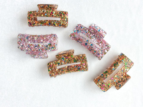 confetti claw clip | too cool for skool collection