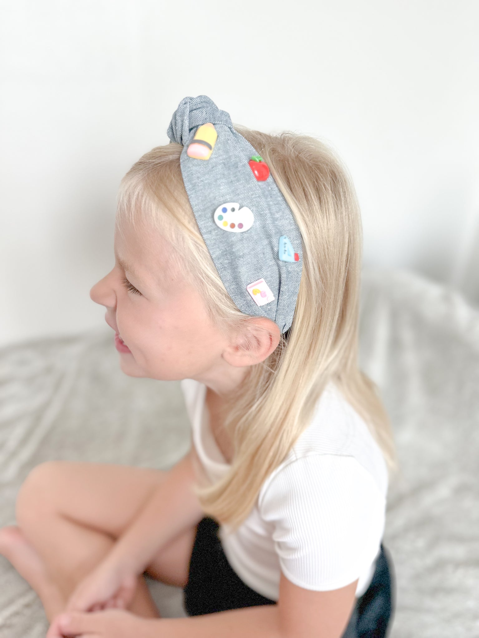 embellished school headbands | adult + toddler