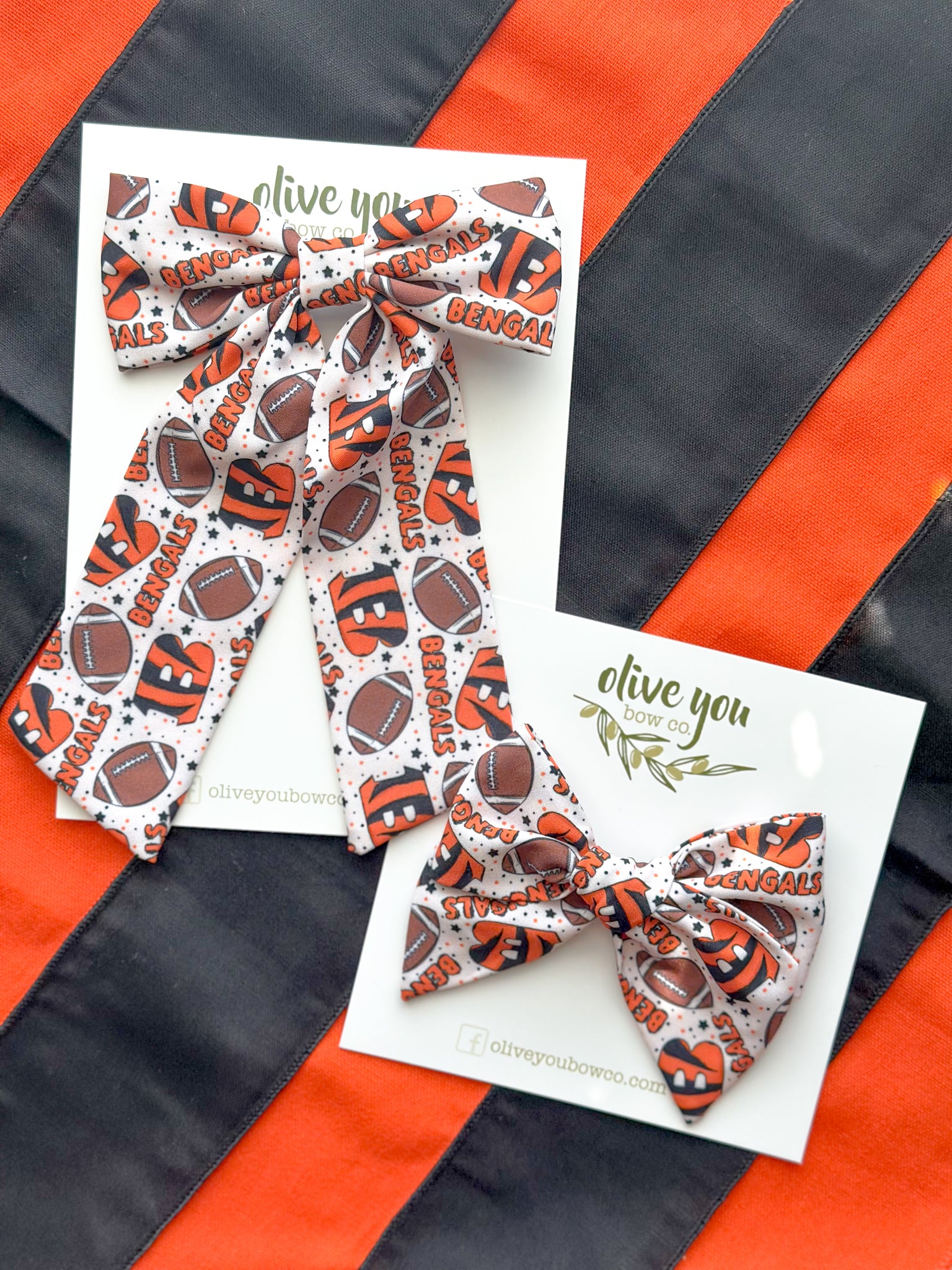 fleur + rosie bow | BENGALS