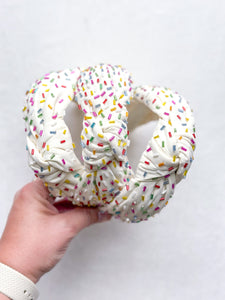 beaded sprinkle headbands | adult + toddler