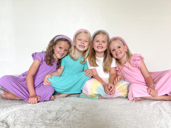 sprinkle headbands | adult + toddler