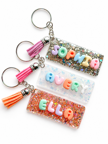 acrylic name keychain | CUSTOMIZABLE