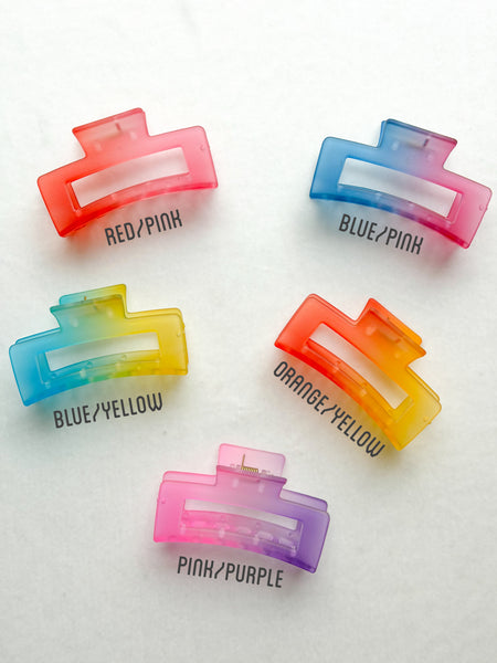 color meld claw clips | medium