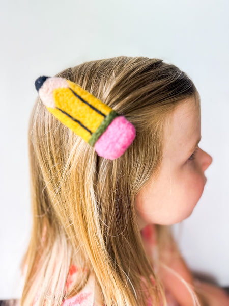 pencil felt clip | customizable option