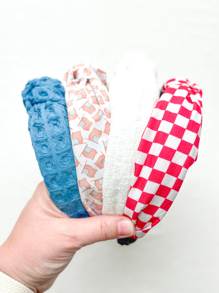 topknot headbands | adult + toddler | glory days collection 🇺🇸