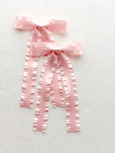 blush ruffle bow | that’s amore ♥️collection