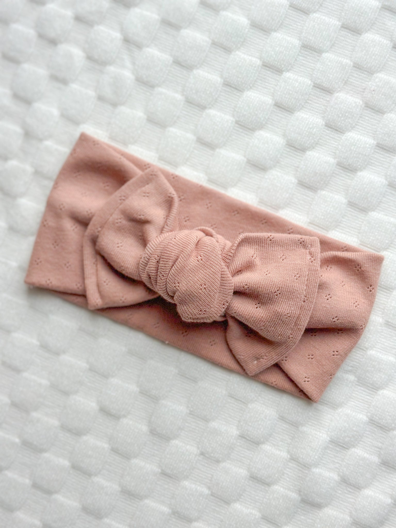 clay pointelle | headwrap | newborn + toddler