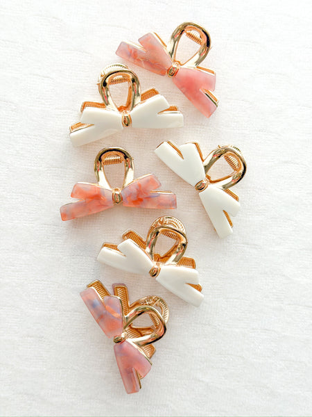 petite bow claw clip | autumn edit 🍂