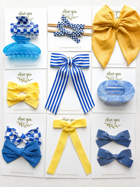 checker itty bitty | BLUE