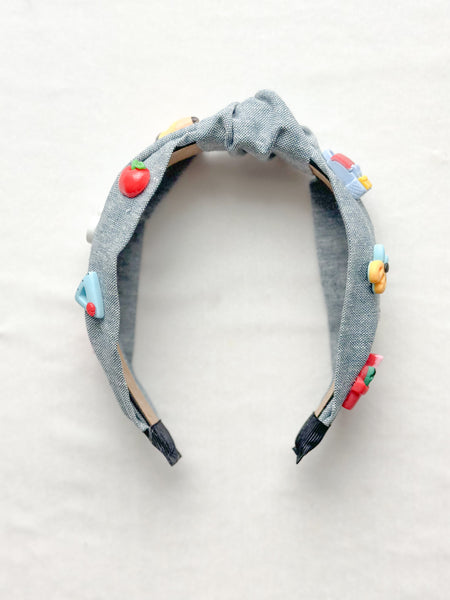 embellished school headbands | adult + toddler