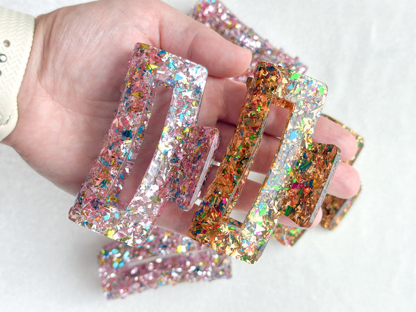 confetti claw clip | too cool for skool collection