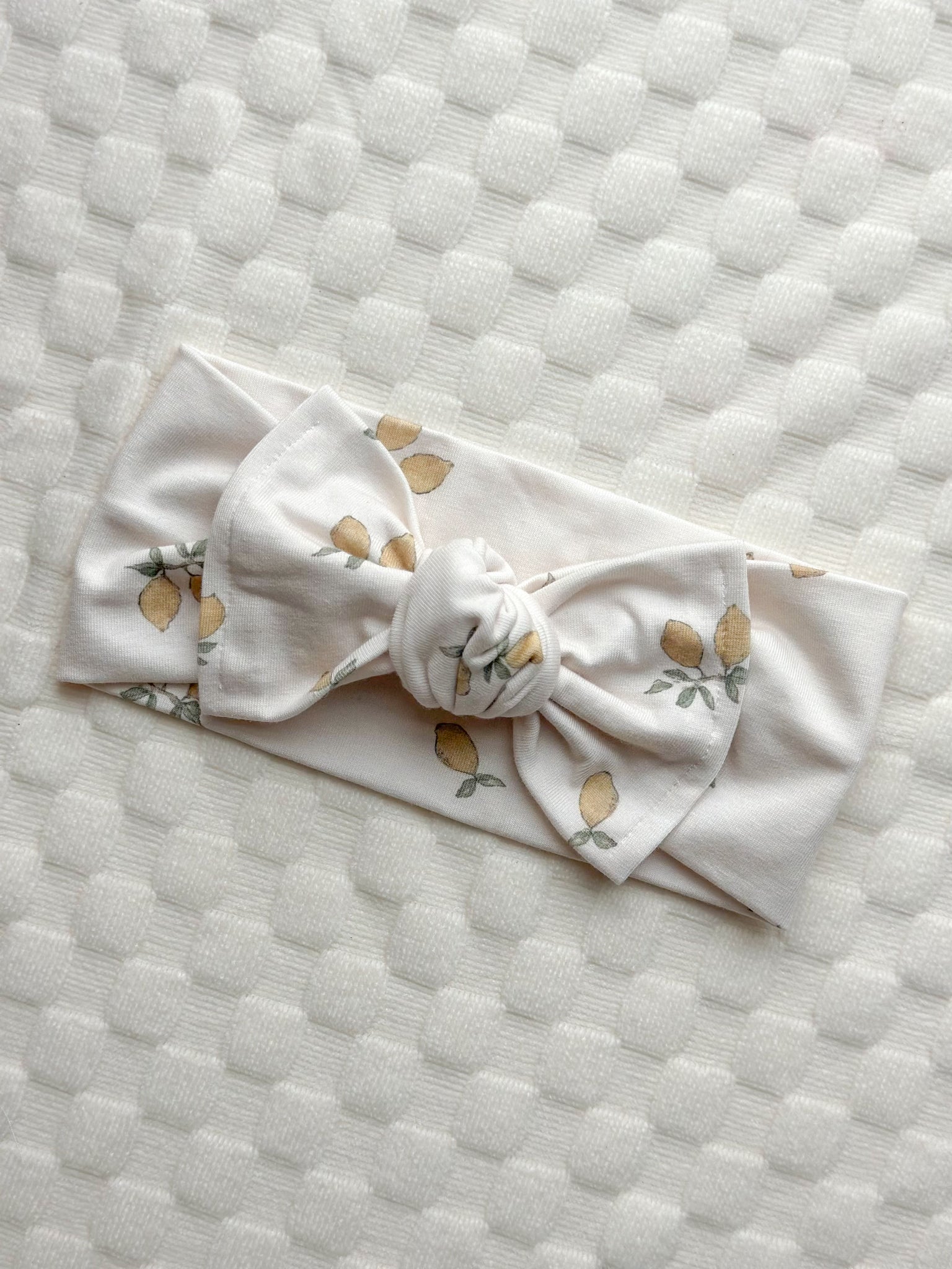 lemons | headwrap | newborn + toddler
