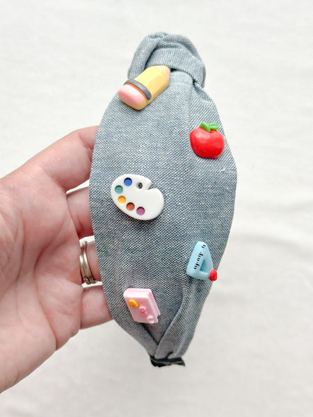 embellished school headbands | adult + toddler