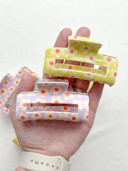 flower claw clip | happy daze collection