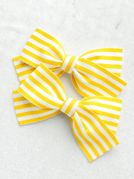 ribbon rosie | YELLOW + WHITE