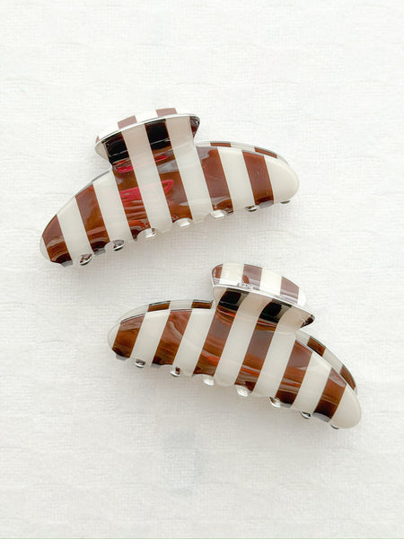 choco cream claw clip | large | autumn edit 🍂