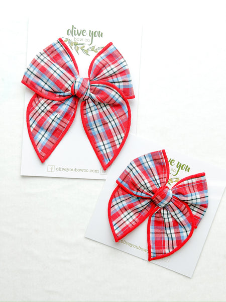 Americana plaid | austie regular + large size | USA 🇺🇸