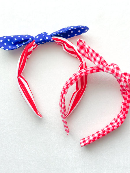 Little topknot headbands | glory days collection 🇺🇸