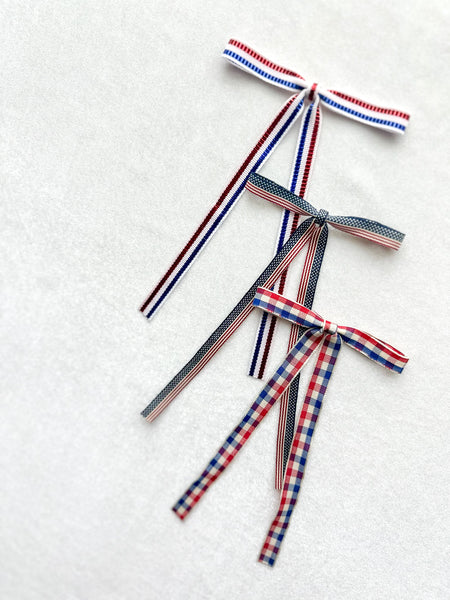 skinny ribbon | old glory | fleur + mini fleur