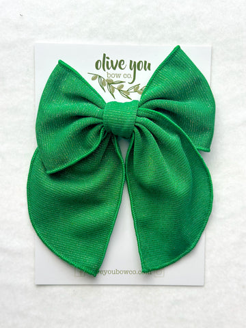large austie | green shimmer | fan zone collection
