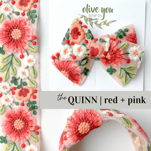 the QUINN | red + pink |