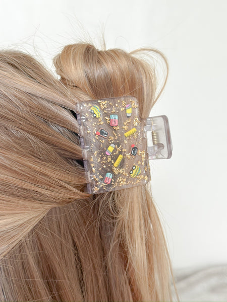 school dayz medium claw clip | too cool for skool collection
