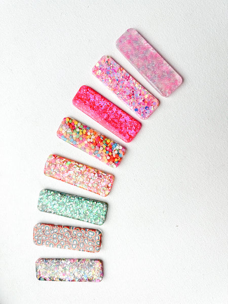 resin clips | happy daze collection