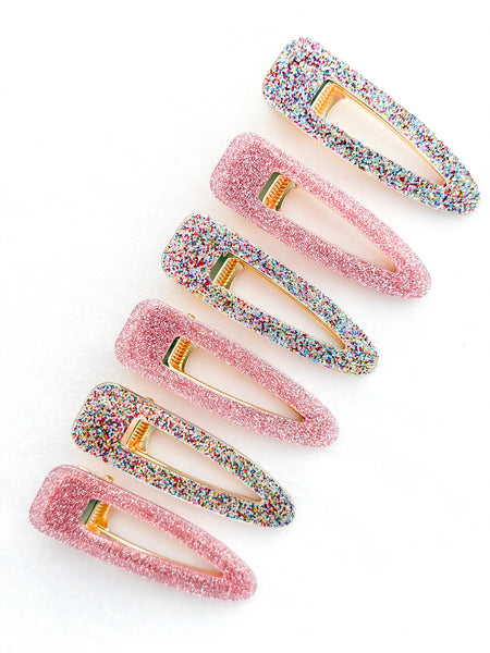 shimmer acetate clips | that’s amore collection