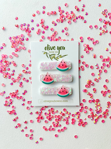 watermelon resin clip 🍉 | small |