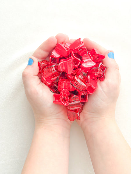 mini heart clips | that’s amore collection