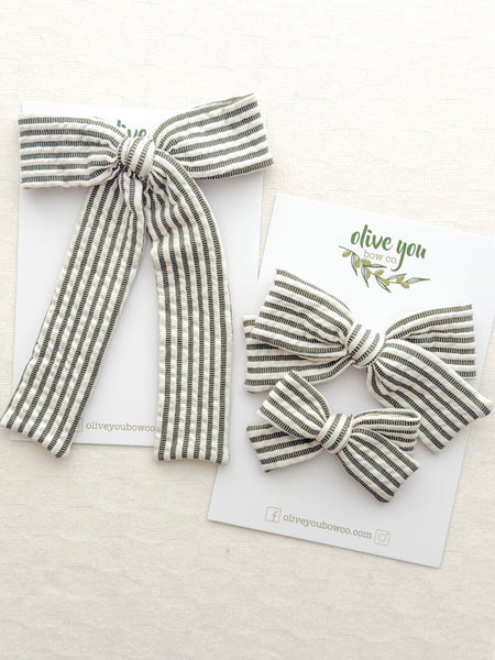 olive stripe | all styles | autumn edit 🍂