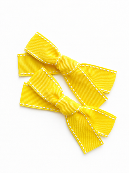 mini ribbon rosie | YELLOW
